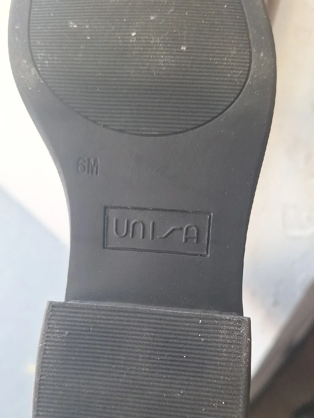 Unisa Classic Black Tall Full Zip Closure Boots Women's Chelsea Style Size 6 M